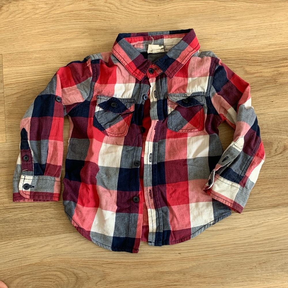 Cotton on Long sleeve Button down 3T
